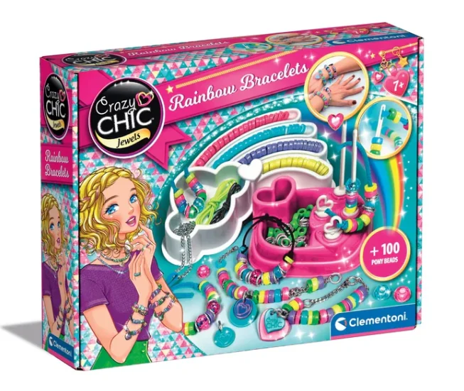 Set Perli Za Narukvice Clementoni 78415 Crazy Chic, 100 Komada 1