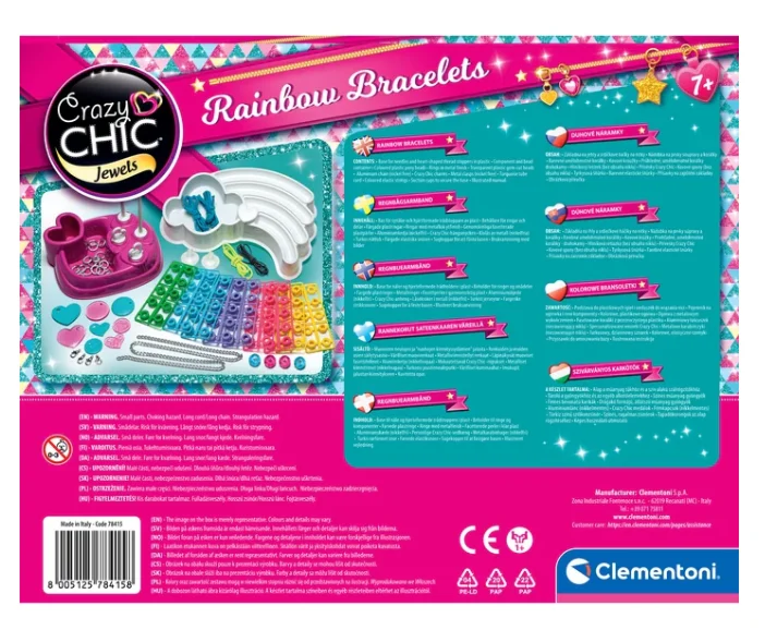 Set Perli Za Narukvice Clementoni 78415 Crazy Chic, 100 Komada 5