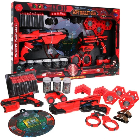 Set Pištolja Na Pjenu S Priborom 6+ 1