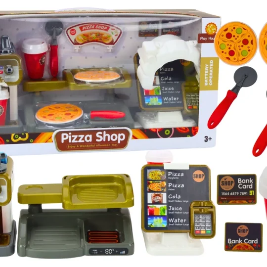 Set Pizza Shop S Blagajnom I Aparatom Za Kavu 1