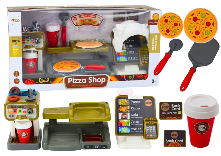 Set Pizza Shop S Blagajnom I Aparatom Za Kavu 1