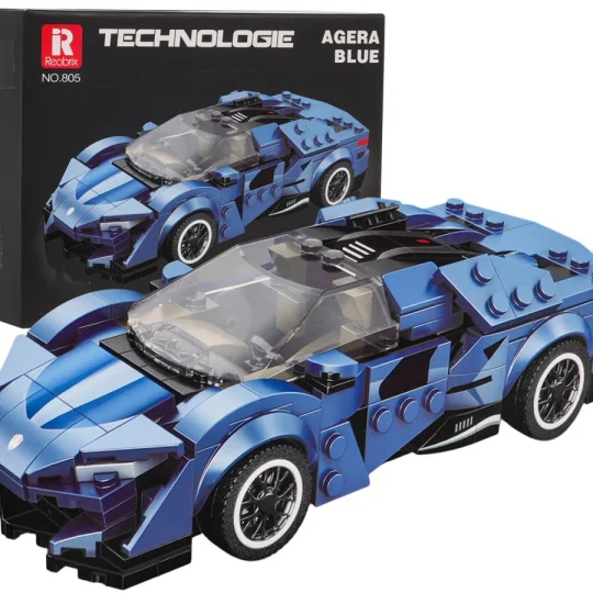 Set Plavih Kockica Sportski Automobil Agera, 327 Dijelova 1