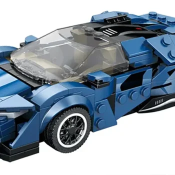 Set Plavih Kockica Sportski Automobil Agera, 327 Dijelova 3