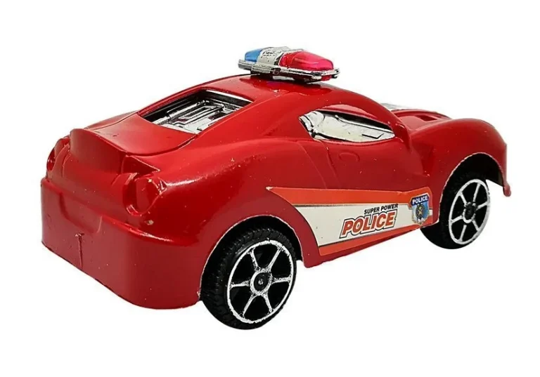 Set Policijskih Autića Na Navlačenje, 6 Komada 12