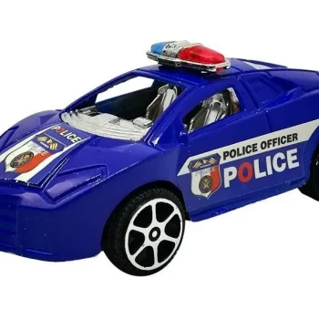 Set Policijskih Autića Na Navlačenje, 6 Komada 5