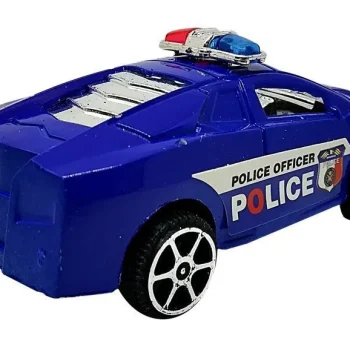 Set Policijskih Autića Na Navlačenje, 6 Komada 6