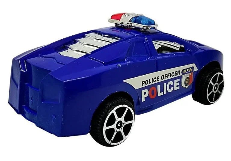 Set Policijskih Autića Na Navlačenje, 6 Komada 6