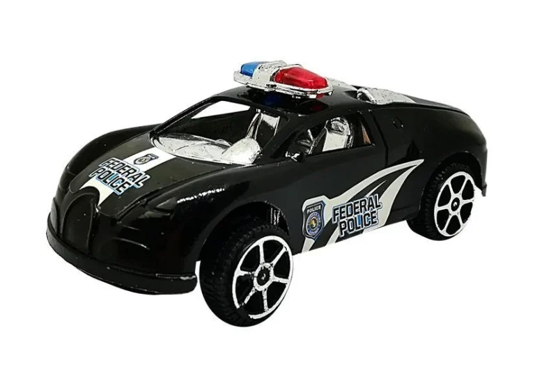 Set Policijskih Autića Na Navlačenje, 6 Komada 8