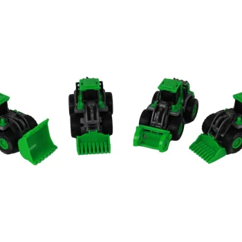 Set Poljoprivrednih Traktora, 4 Zelena, 13 × 6 × 5 Cm 5