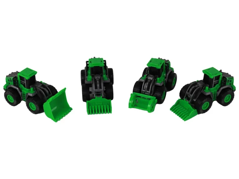 Set Poljoprivrednih Traktora, 4 Zelena, 13 × 6 × 5 Cm 5