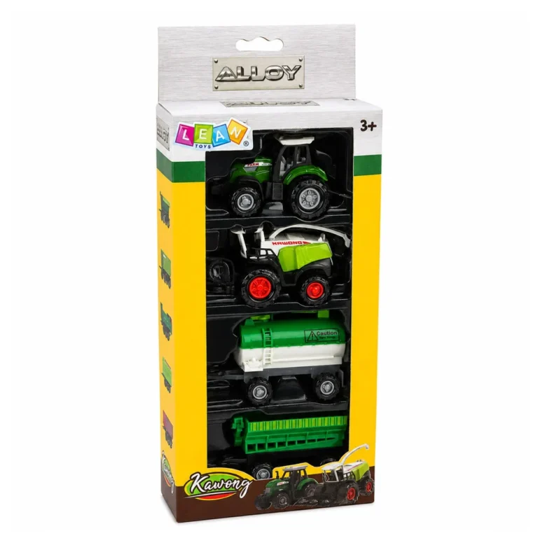 Set Poljoprivrednih Vozila 1:68 Traktor, Kombajn, Cisterna I Rasipač, 4 Kom 7