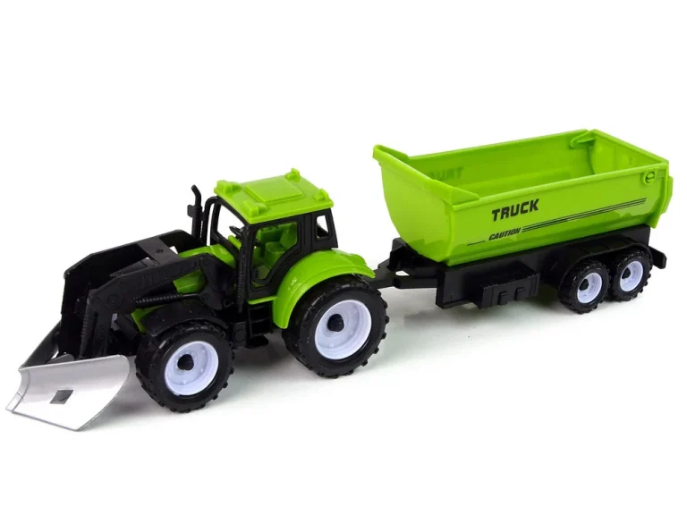 Set Poljoprivrednih Vozila, Traktor, Kombajn, Cisterna I Poluprikolica 6