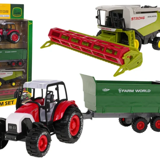 Set Poljoprivrednih Vozila: Traktor + Kombajn 1