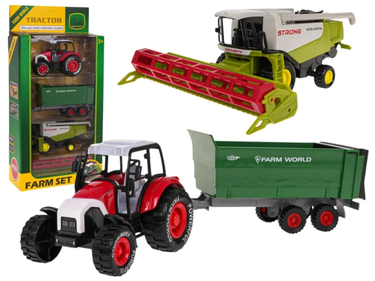 Set Poljoprivrednih Vozila: Traktor + Kombajn 1