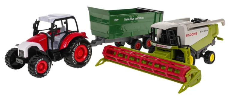 Set Poljoprivrednih Vozila: Traktor + Kombajn 2