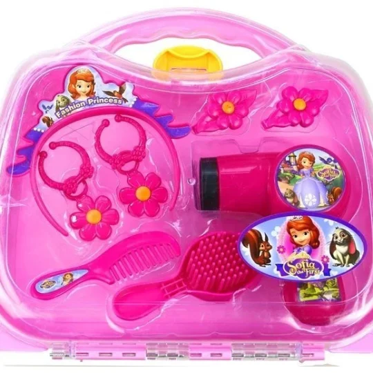 Set Princeza U Koferu S Priborom Za Kosu, Roza 1
