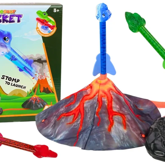 Set Raketa S Bacačem Vulkana I Dinosaurima, Podesivi Nagib 1