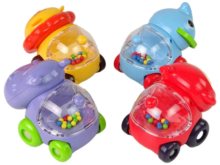 Set šarenih Vozila S Lopticama, 4 Komada 2