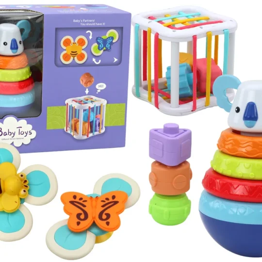 Set Senzornih Igračaka Koala Toranj Kocka I Spineri 1