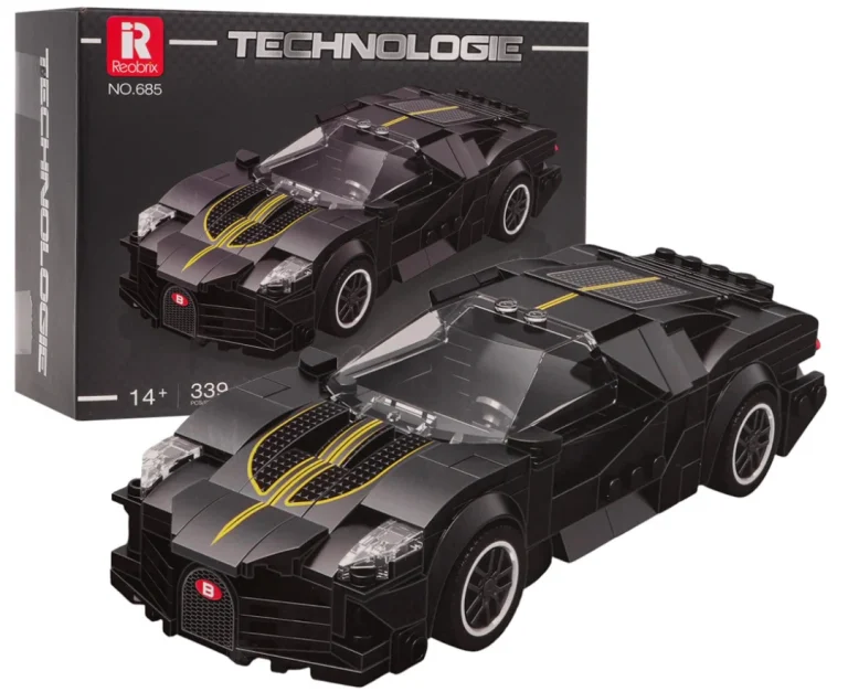 Set Sivih Kockica Sportski Automobil, 339 Dijelova 1