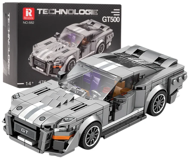Set Sivih Kockica Sportski Automobil Gt500, 476 Dijelova 1