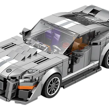 Set Sivih Kockica Sportski Automobil Gt500, 476 Dijelova 4