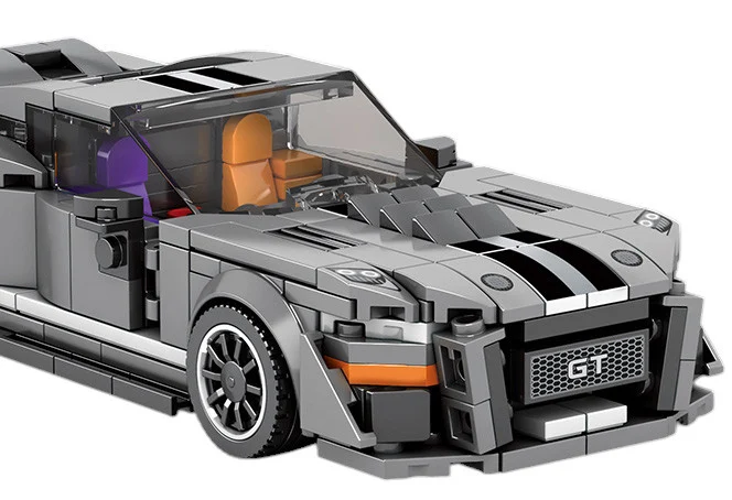 Set Sivih Kockica Sportski Automobil Gt500, 476 Dijelova 5