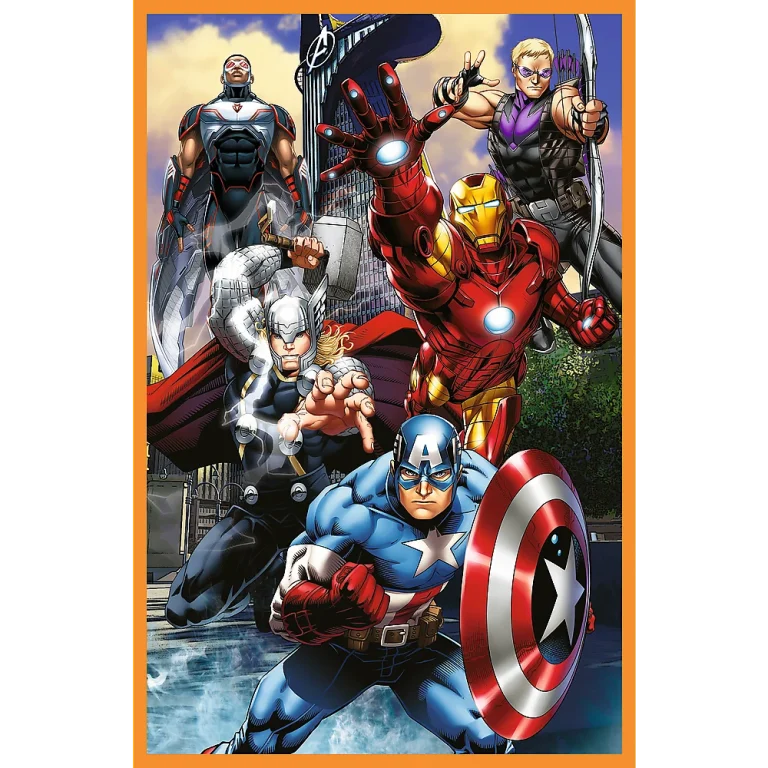 Set Slagalica Trefl Dani Puni Akcije Marvel Osvetnici, 3×80 2