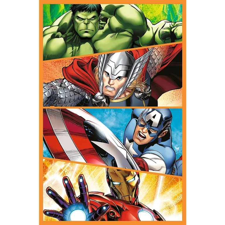 Set Slagalica Trefl Dani Puni Akcije Marvel Osvetnici, 3×80 4