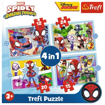 Set Slagalica Trefl Ekipa Spideya, 4 U 1 6