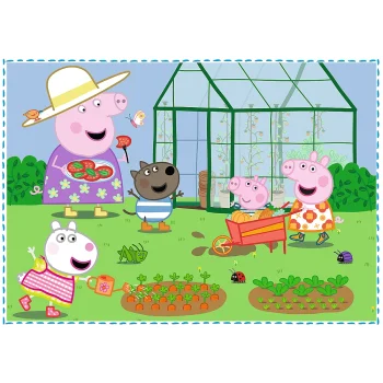 Set Slagalica Trefl Peppa Pig Blagdanske Uspomene, 4 U 1 2