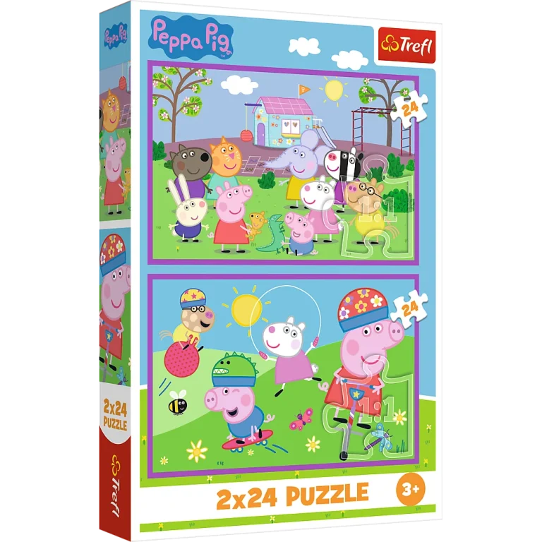 Set Slagalica Trefl Peppa Na Igralištu, 2×24 1