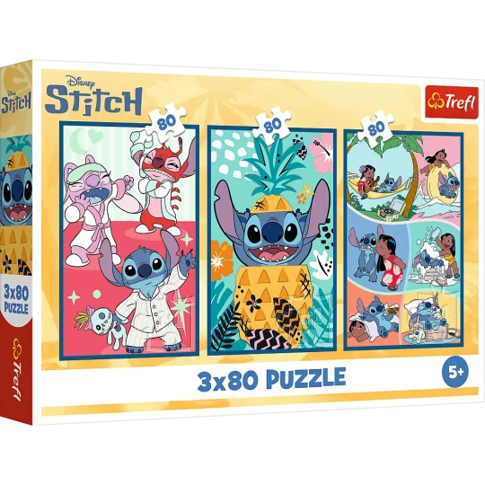 Set Slagalica Trefl Svijet Stitcha, 3×80 1