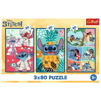 Set Slagalica Trefl Svijet Stitcha, 3×80 5