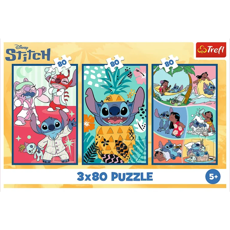 Set Slagalica Trefl Svijet Stitcha, 3×80 5