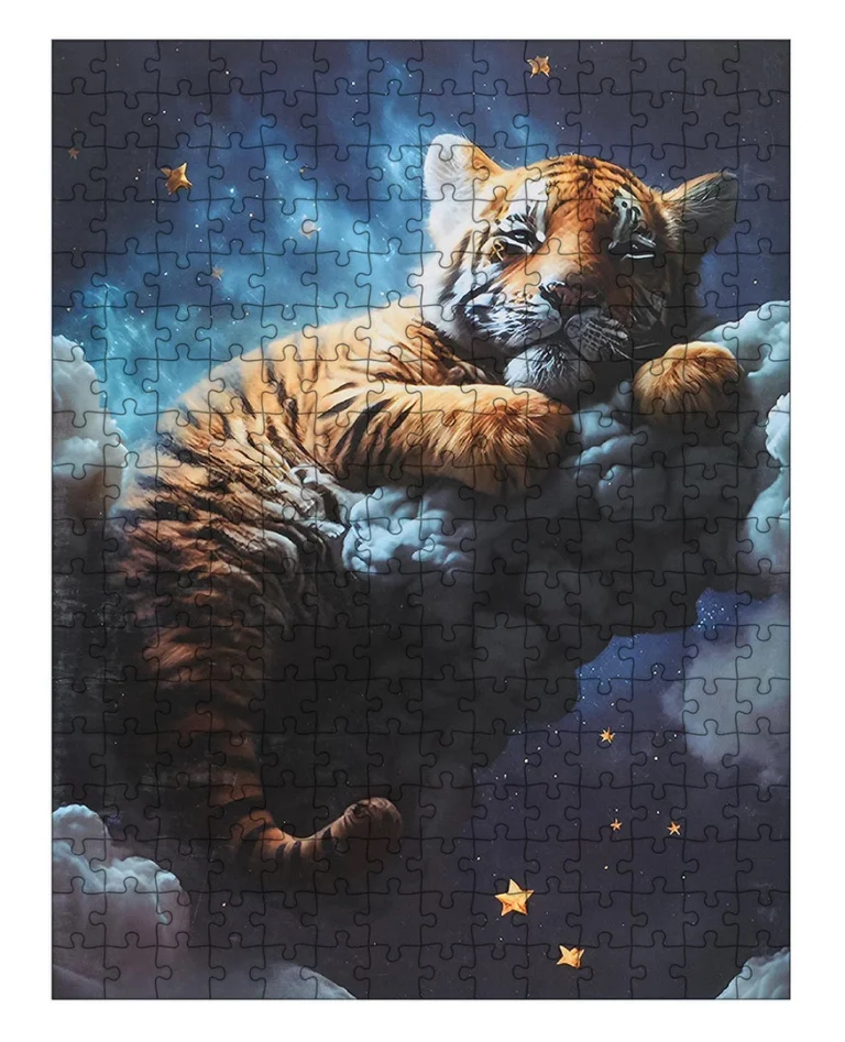 Set Slagalica S Motivom Tigra 300 Dijelova 8+ 3