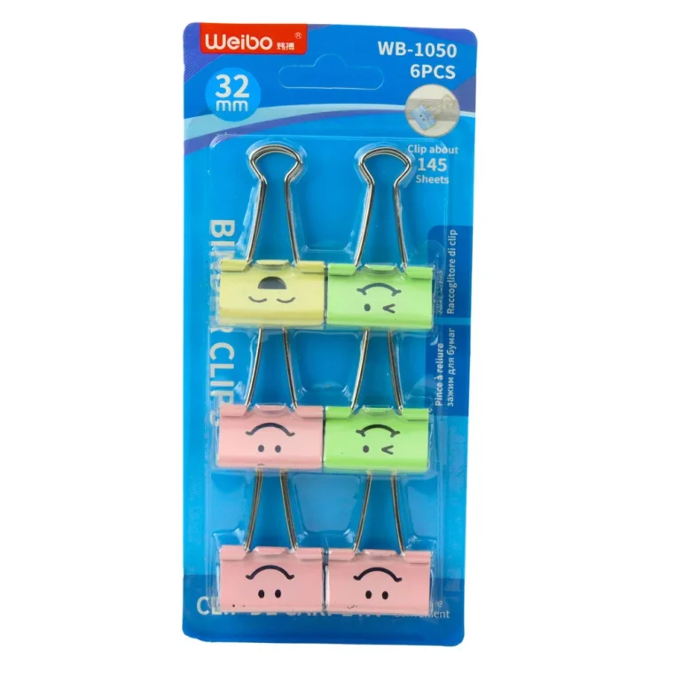 Set Spajalica S Nasmijanim Licima 32 Mm 6 Kom 3