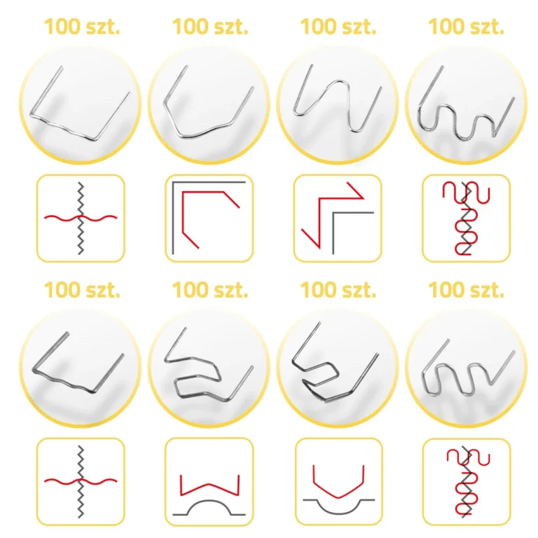 Set Spajalica Za Zavarivanje Plastike Humberg, 800 Komada 5