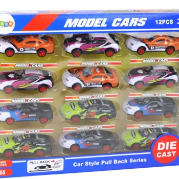 Set Sportskih Automobila Na Pogon Na Trenje, Mjerilo 1:55, 12 Kom 3