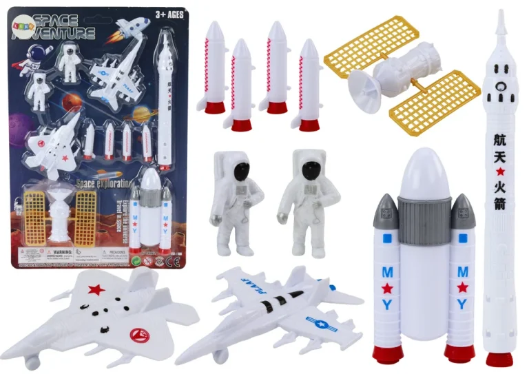 Set Svemirskih Figura Astronaut I Rakete 11 Dijelova 1