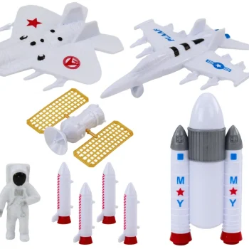 Set Svemirskih Figura Astronaut I Rakete 11 Dijelova 2