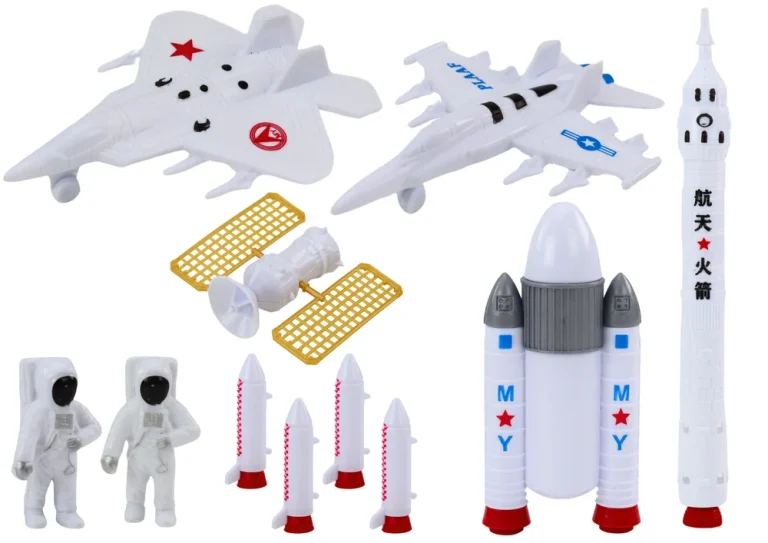 Set Svemirskih Figura Astronaut I Rakete 11 Dijelova 2
