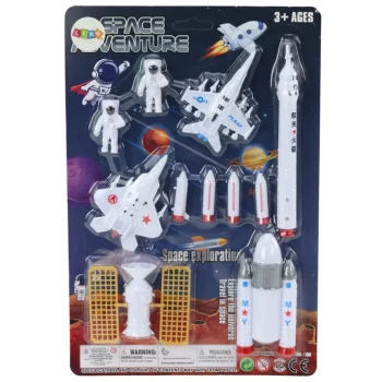 Set Svemirskih Figura Astronaut I Rakete 11 Dijelova 3