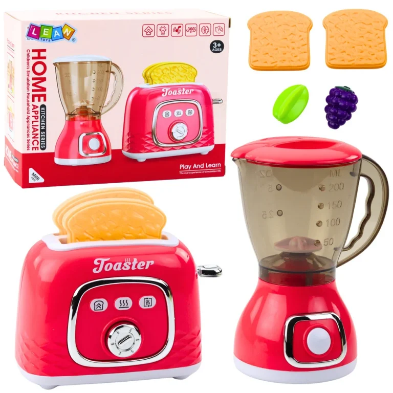 Set Toster I Blender Sa Svjetlima, Ružičasti 1