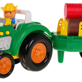 Set Traktor S Prikolicom I Farmerom 3+ 2