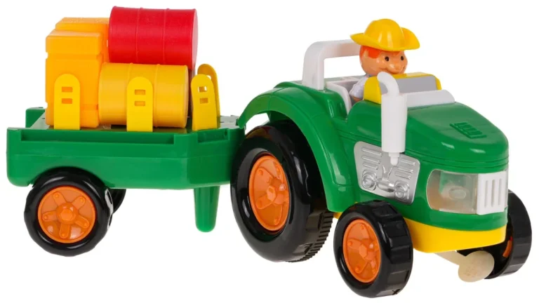 Set Traktor S Prikolicom I Farmerom 3+ 5