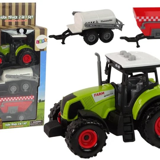 Set Traktora S 2 Poljoprivredna Stroja, Led I Zvuk 1