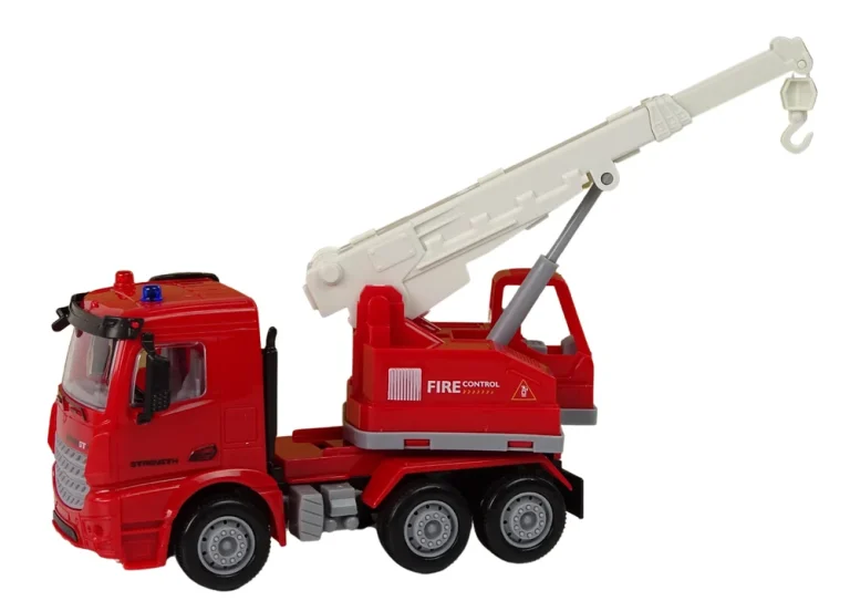 Set Vatrogasne Brigade S Dizalicom, Prometni Znakovi, 16 Cm 4
