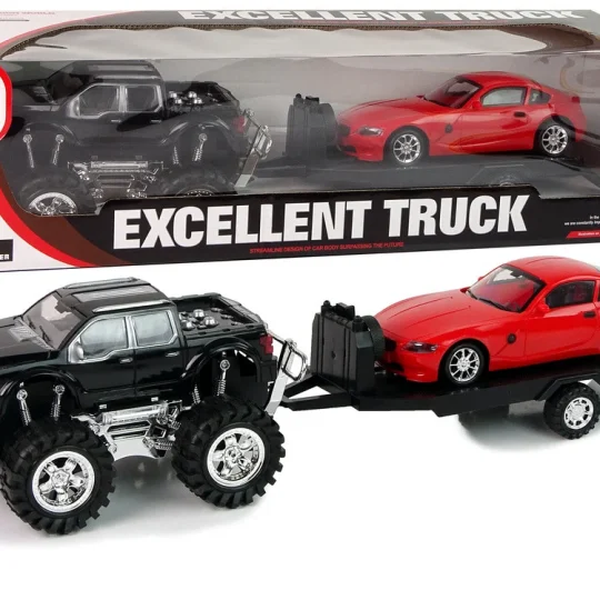 Set Vozila Monster Truck I Karavan S Prikolicom, 57 Cm 1