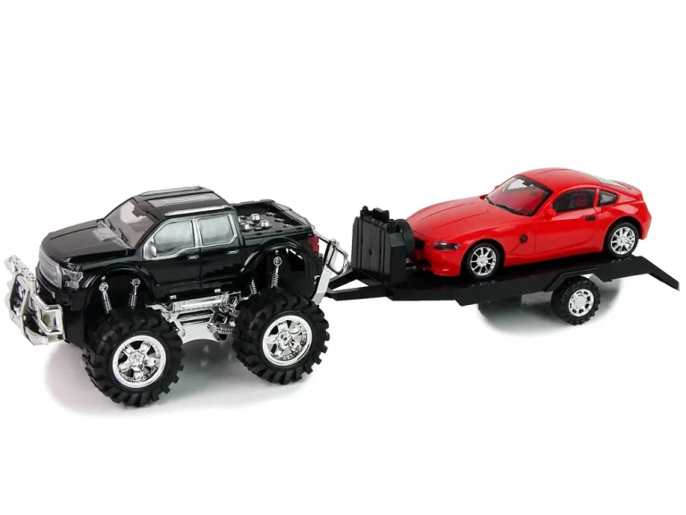 Set Vozila Monster Truck I Karavan S Prikolicom, 57 Cm 2